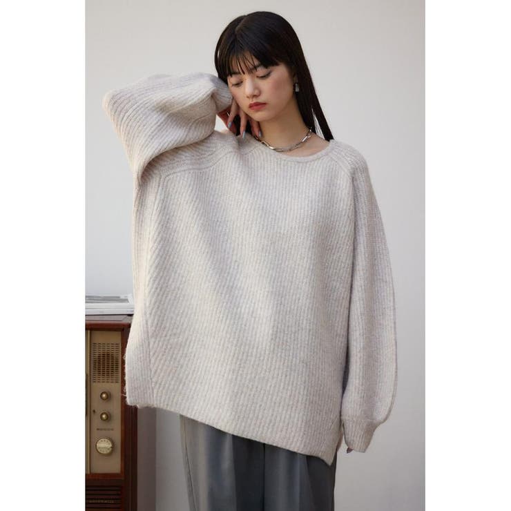 ボリュームニットプルオーバー | AZUL BY MOUSSY | 詳細画像1 