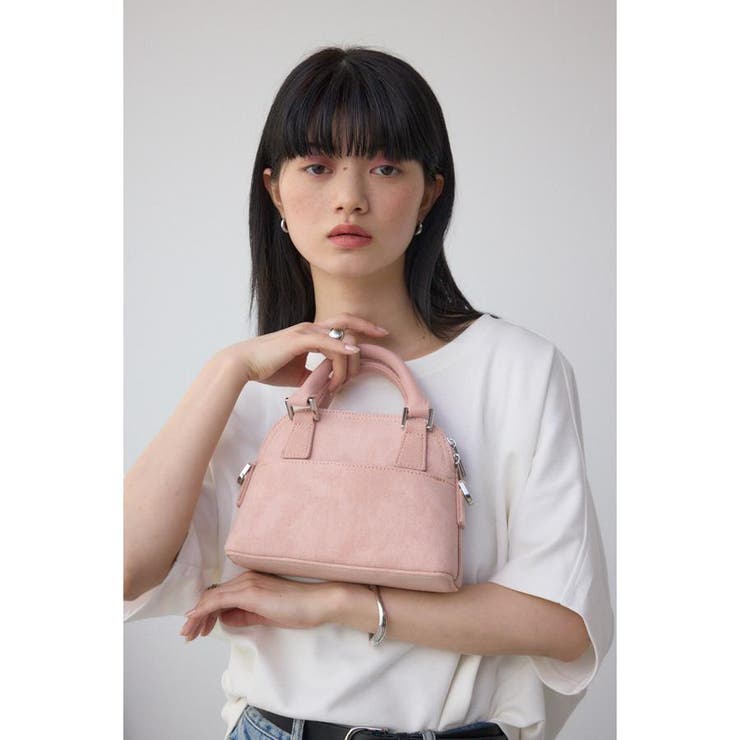 デニムミニダブルジッパーバッグ | AZUL BY MOUSSY | 詳細画像1 