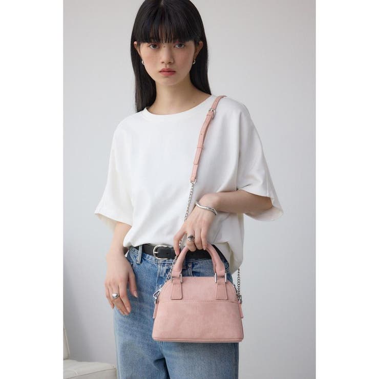 デニムミニダブルジッパーバッグ | AZUL BY MOUSSY | 詳細画像2 