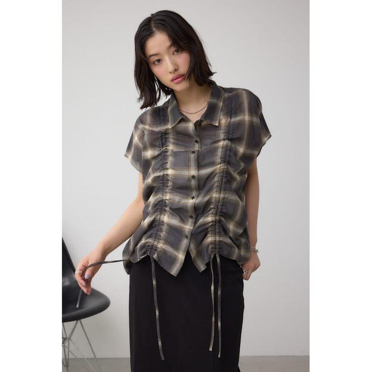 C/T冷感 ドロストブラウス | AZUL BY MOUSSY | 詳細画像21 