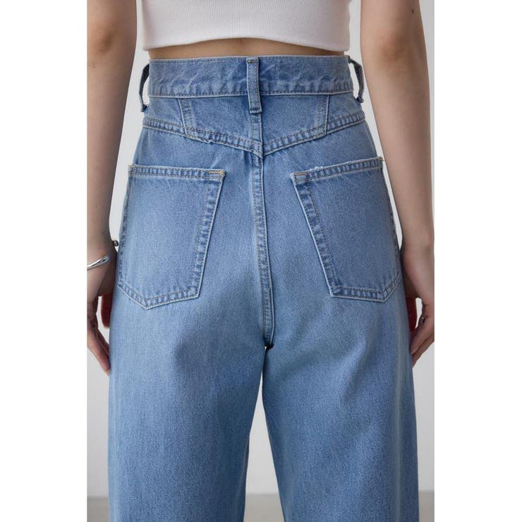 MOUSSYストレートデニム 3色セット MOUSSY | TUCKED WAIST LOOSE ストレートデニム (ワイド ) |SHEL