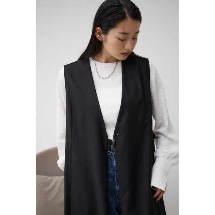 スタンダードロングベスト[品番：AZLW0022549]｜AZUL BY MOUSSY