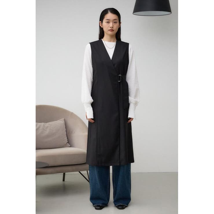スタンダードロングベスト[品番：AZLW0022549]｜AZUL BY MOUSSY