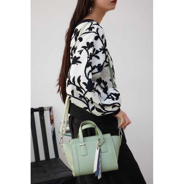 チャームセットトラペイズドバッグ | AZUL BY MOUSSY | 詳細画像22 