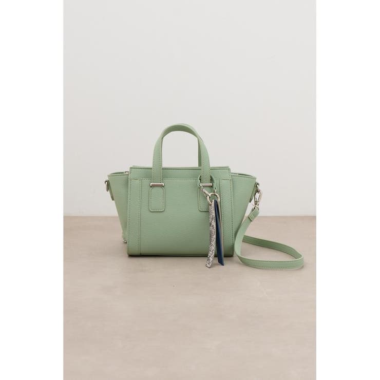 チャームセットトラペイズドバッグ | AZUL BY MOUSSY | 詳細画像23 