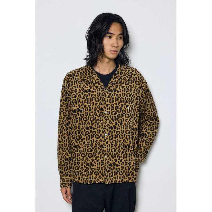 柄BEG5 | ウェスタンコーデュロイシャツ | AZUL BY MOUSSY