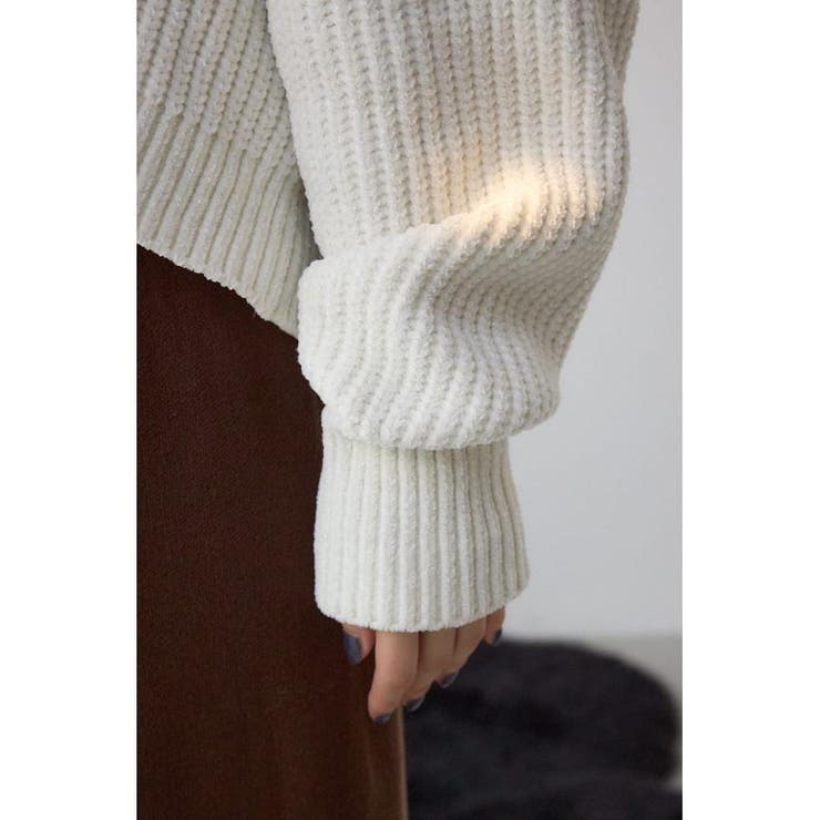 WZIPベロアラメモールカーデ | AZUL BY MOUSSY | 詳細画像10 