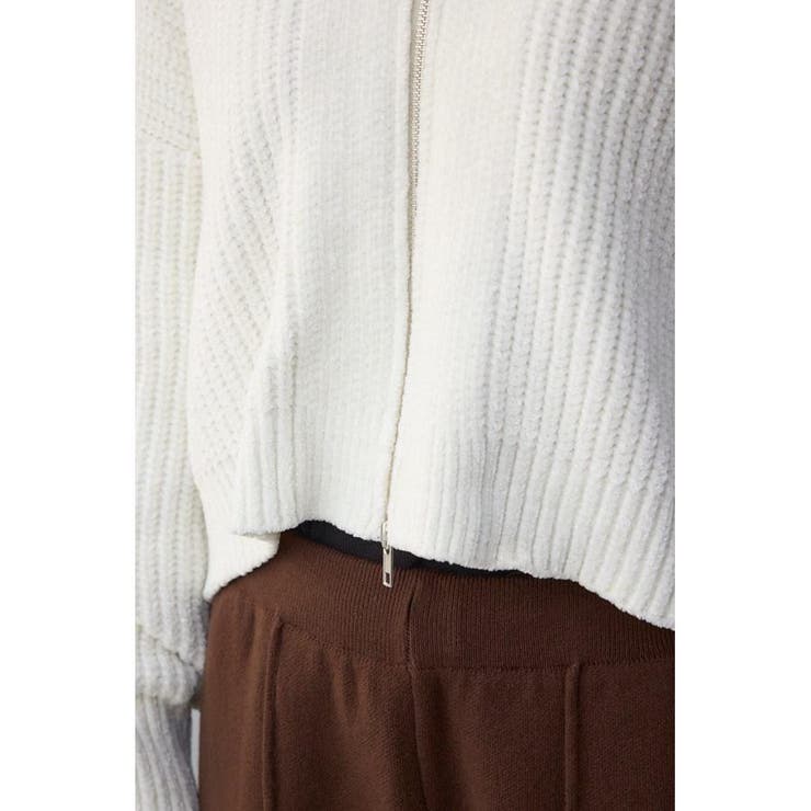 WZIPベロアラメモールカーデ | AZUL BY MOUSSY | 詳細画像11 