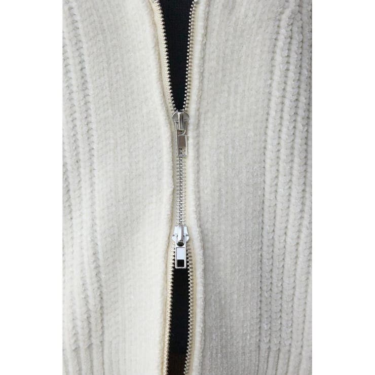 WZIPベロアラメモールカーデ | AZUL BY MOUSSY | 詳細画像12 