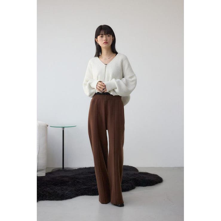 WZIPベロアラメモールカーデ | AZUL BY MOUSSY | 詳細画像4 