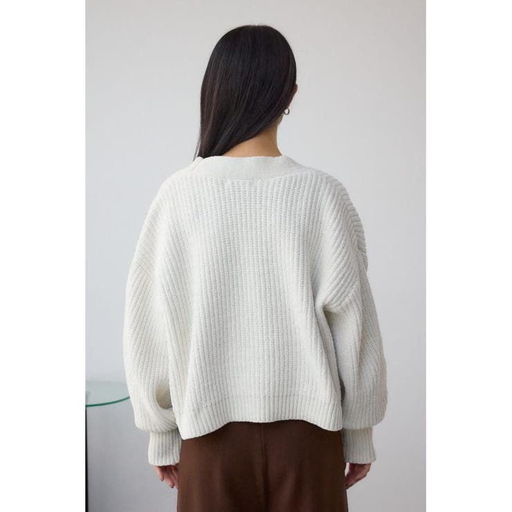 WZIPベロアラメモールカーデ | AZUL BY MOUSSY | 詳細画像7 