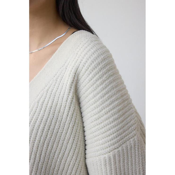 WZIPベロアラメモールカーデ | AZUL BY MOUSSY | 詳細画像9 