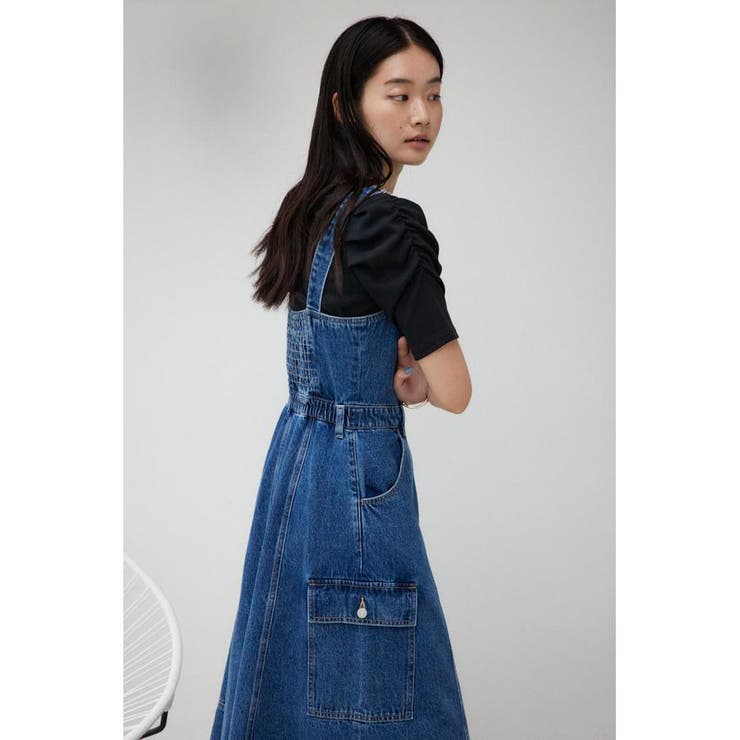 ロングデニムワンピース[品番：AZLW0022436]｜AZUL BY MOUSSY（アズールバイマウジー ）のレディースファッション通販｜SHOPLIST（ショップリスト）