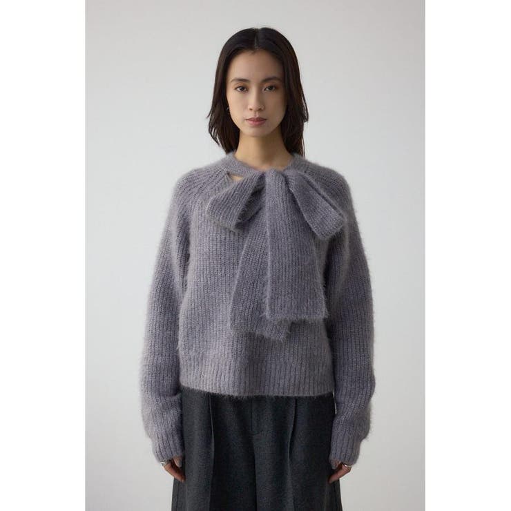 ボウタイデザインニットトップス | AZUL BY MOUSSY | 詳細画像25 