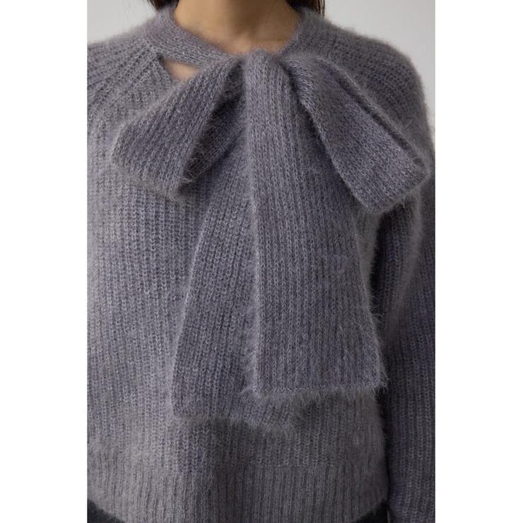 ボウタイデザインニットトップス | AZUL BY MOUSSY | 詳細画像28 