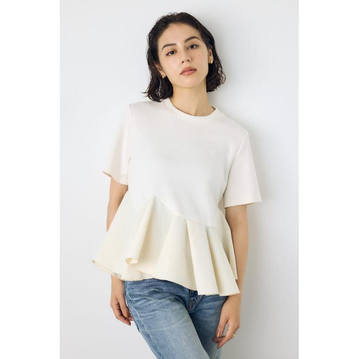 IVOY3 | フレアヘムペプラムカットトップス | AZUL BY MOUSSY