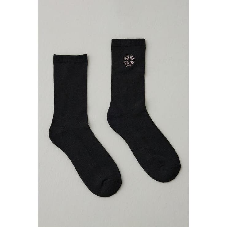 1ポイント刺繍ロングソックス | AZUL BY MOUSSY | 詳細画像5 