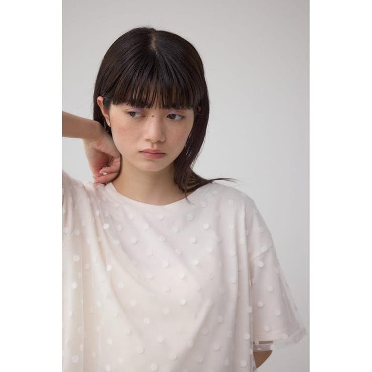 チュールアソートTシャツ | AZUL BY MOUSSY | 詳細画像2 