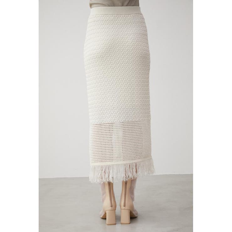 MESH CROCHET COMBI SKIRT | AZUL BY MOUSSY | 詳細画像7 