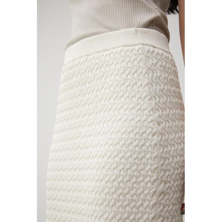 MESH CROCHET COMBI SKIRT[品番：AZLW0020711]｜AZUL BY MOUSSY