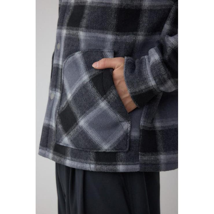 裏ボアCPOシャツブルゾン | AZUL BY MOUSSY | 詳細画像11 