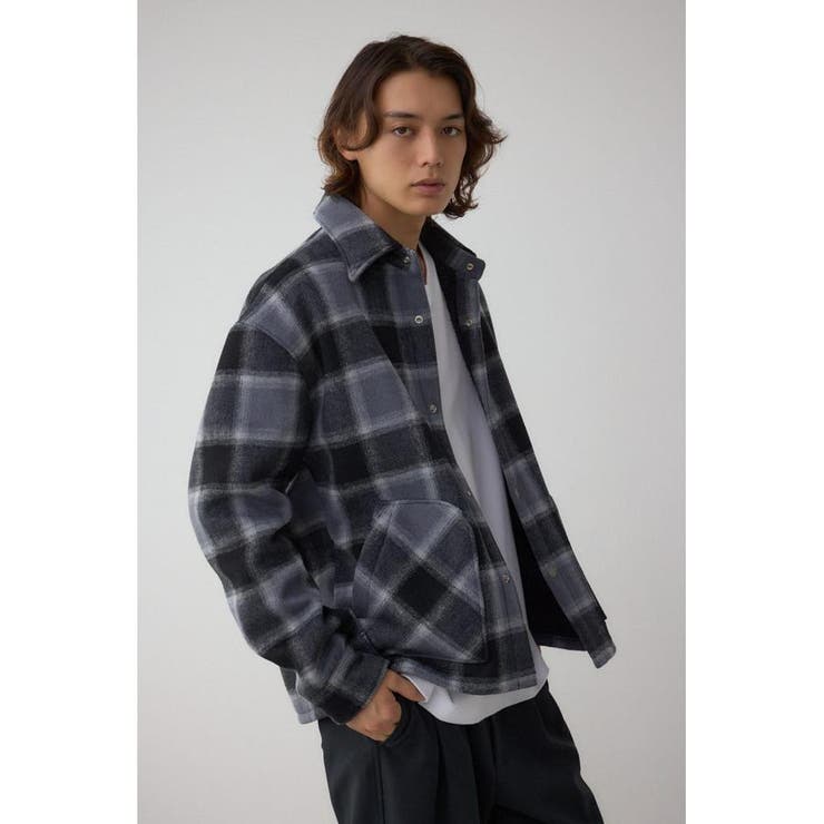 裏ボアCPOシャツブルゾン | AZUL BY MOUSSY | 詳細画像3 