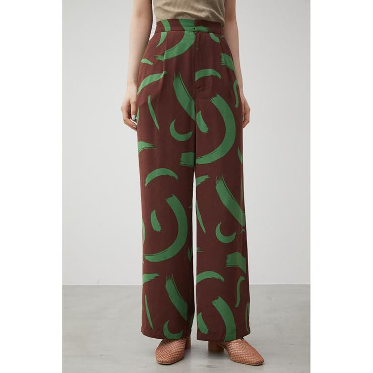 NATURE PATTERN WIDE PANTS | AZUL BY MOUSSY | 詳細画像5 