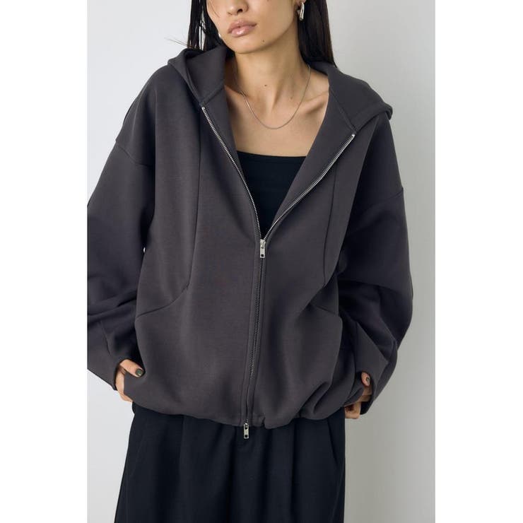 コクーンダブルジップパーカー | AZUL BY MOUSSY | 詳細画像20 