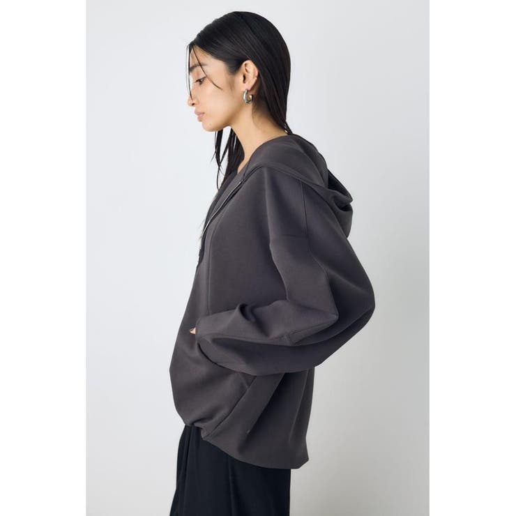 コクーンダブルジップパーカー | AZUL BY MOUSSY | 詳細画像21 