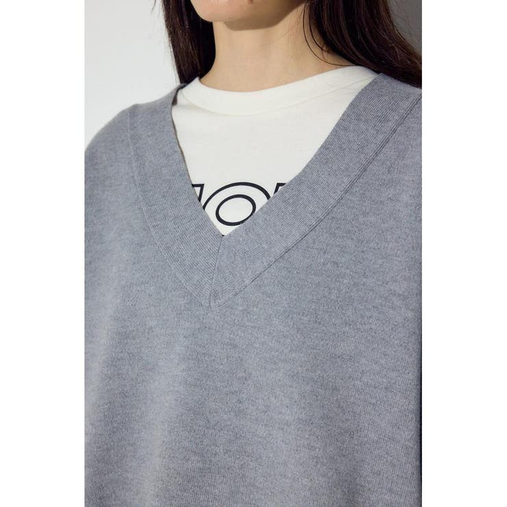 スウェットライクVネックニット | AZUL BY MOUSSY | 詳細画像38 