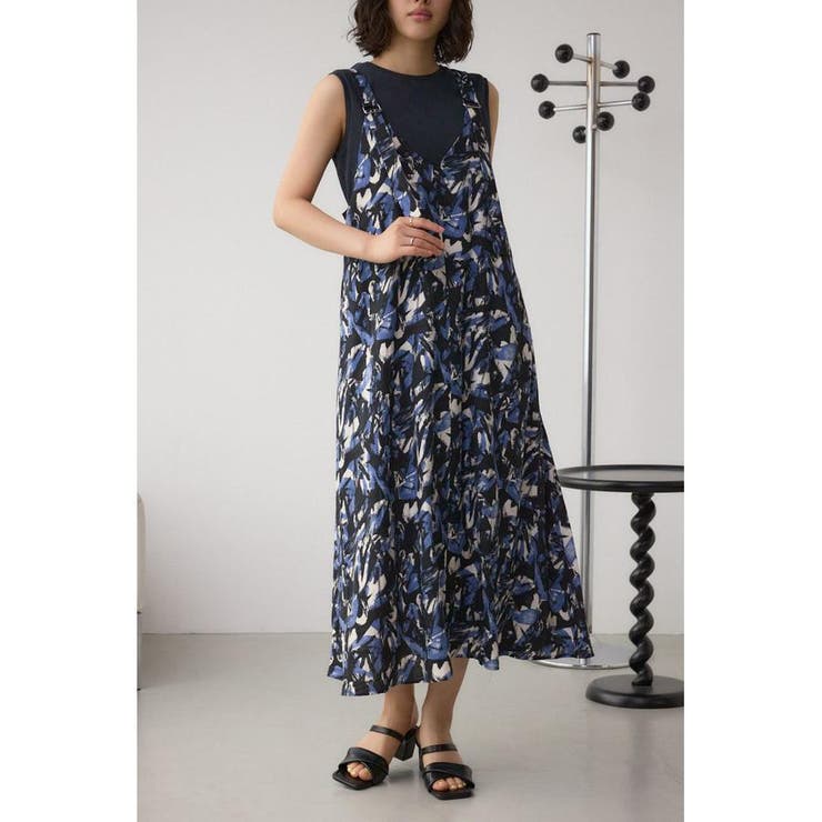 柄BLU5 | アソート柄プリントワンピース | AZUL BY MOUSSY