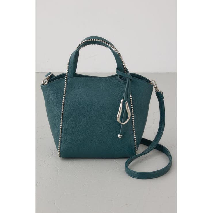 D/GRN3 | メタルパーツミニトートバッグ | AZUL BY MOUSSY