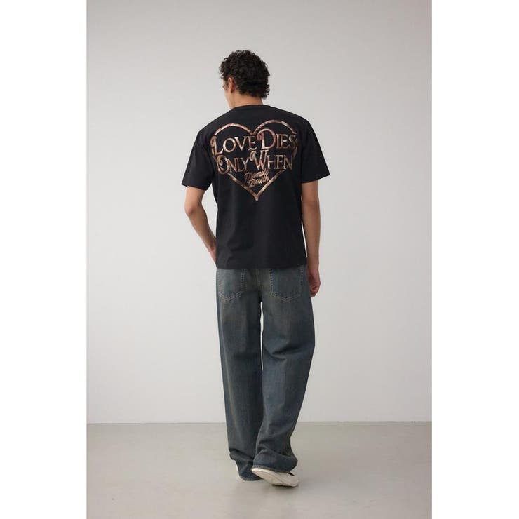 ★日本未入荷*SCOTCH&SODA*新作*BOLD グラフィックTシャツ/PH★ ハートゴールド発泡プリントTEE[品番：AZLW0023369]｜AZUL BY