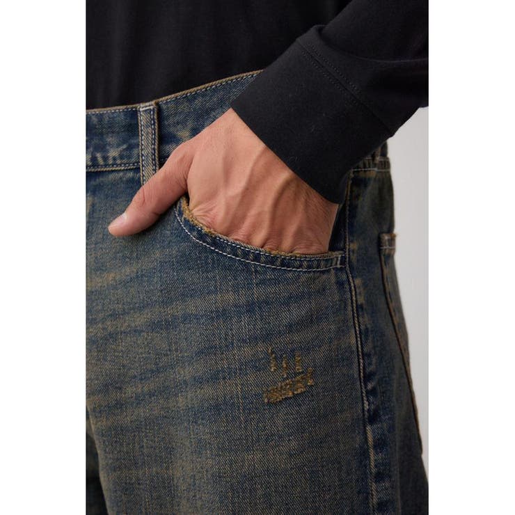 AZUL DENIM クラッシュヴィンテージワイド | AZUL BY MOUSSY | 詳細画像11 