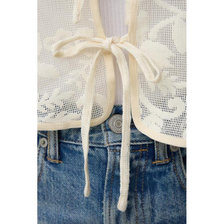 メッシュパターンカーディガン | AZUL BY MOUSSY | 詳細画像10 