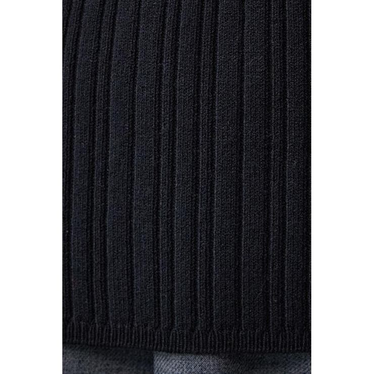 ランダムリブハイネックニットトップス | AZUL BY MOUSSY | 詳細画像36 