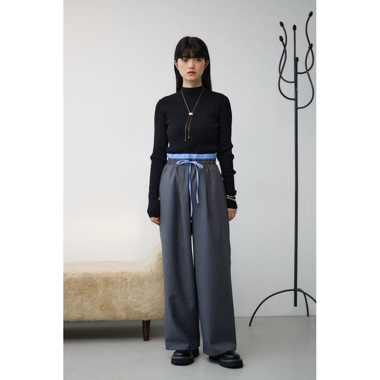 ランダムリブハイネックニットトップス | AZUL BY MOUSSY | 詳細画像28 