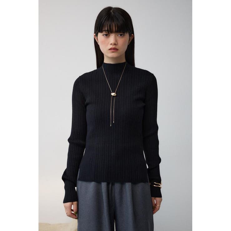 ランダムリブハイネックニットトップス | AZUL BY MOUSSY | 詳細画像29 