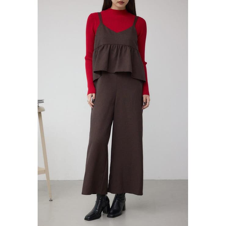 BRN | ビスチェレイヤードキャミオールインワン | AZUL BY MOUSSY