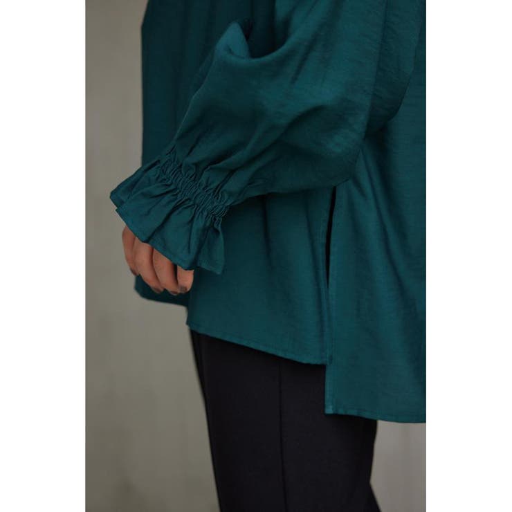 スキッパーギャザーブラウス | AZUL BY MOUSSY | 詳細画像27 