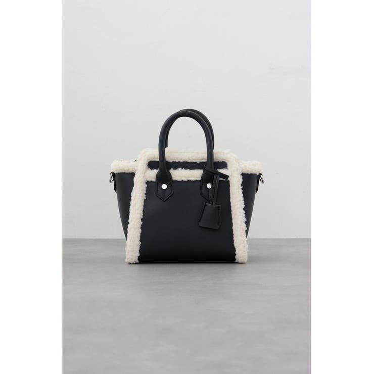 フェイクムートンハンドバッグ | AZUL BY MOUSSY | 詳細画像3 