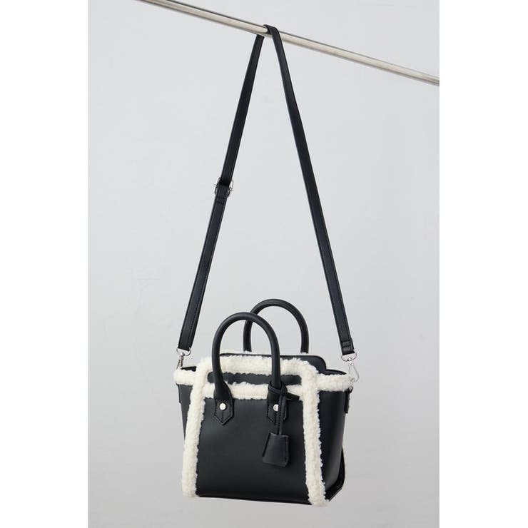 フェイクムートンハンドバッグ | AZUL BY MOUSSY | 詳細画像4 