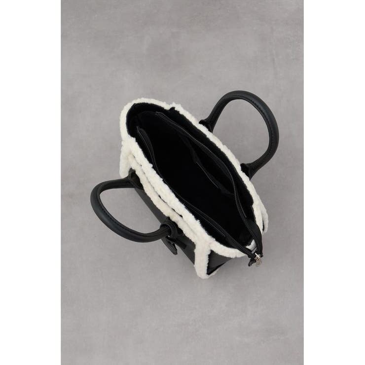 フェイクムートンハンドバッグ | AZUL BY MOUSSY | 詳細画像10 