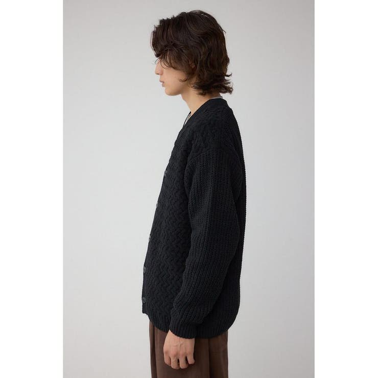 バスケット編みマットモールカーディガン | AZUL BY MOUSSY | 詳細画像17 