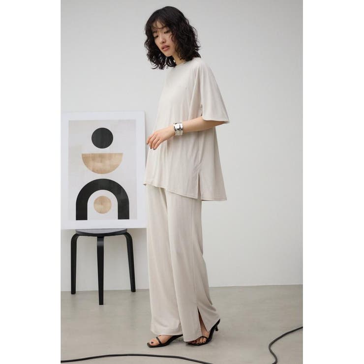T/Fクリーンクールサイドスリットパンツ | AZUL BY MOUSSY | 詳細画像28 