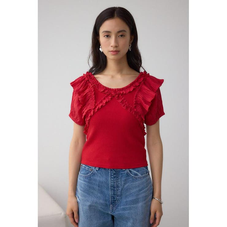 コンビネーション2WAYフリルトップス | AZUL BY MOUSSY | 詳細画像27 