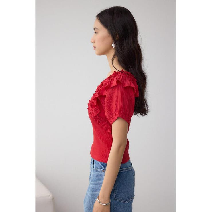 コンビネーション2WAYフリルトップス | AZUL BY MOUSSY | 詳細画像28 