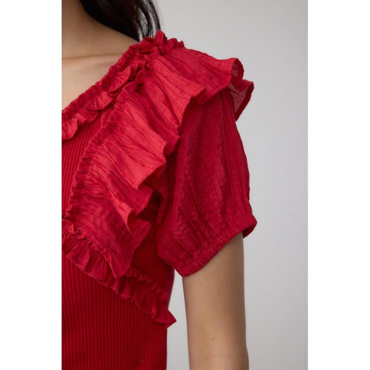 コンビネーション2WAYフリルトップス | AZUL BY MOUSSY | 詳細画像32 