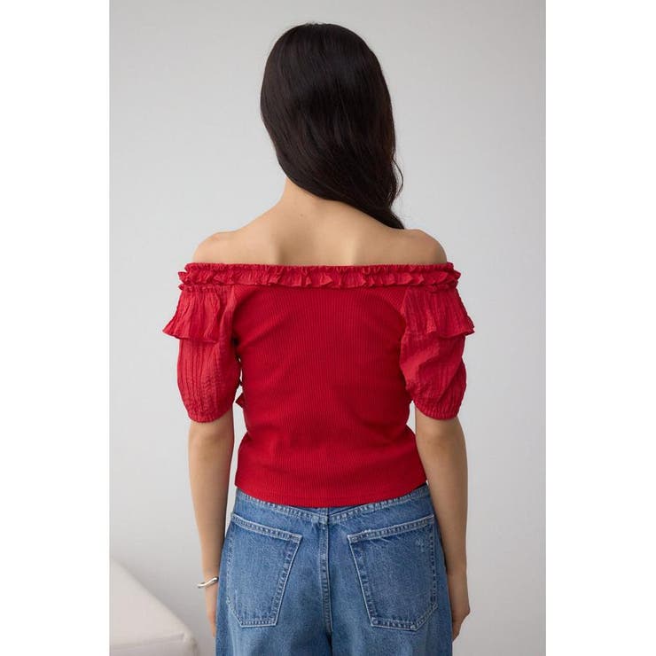 コンビネーション2WAYフリルトップス | AZUL BY MOUSSY | 詳細画像35 