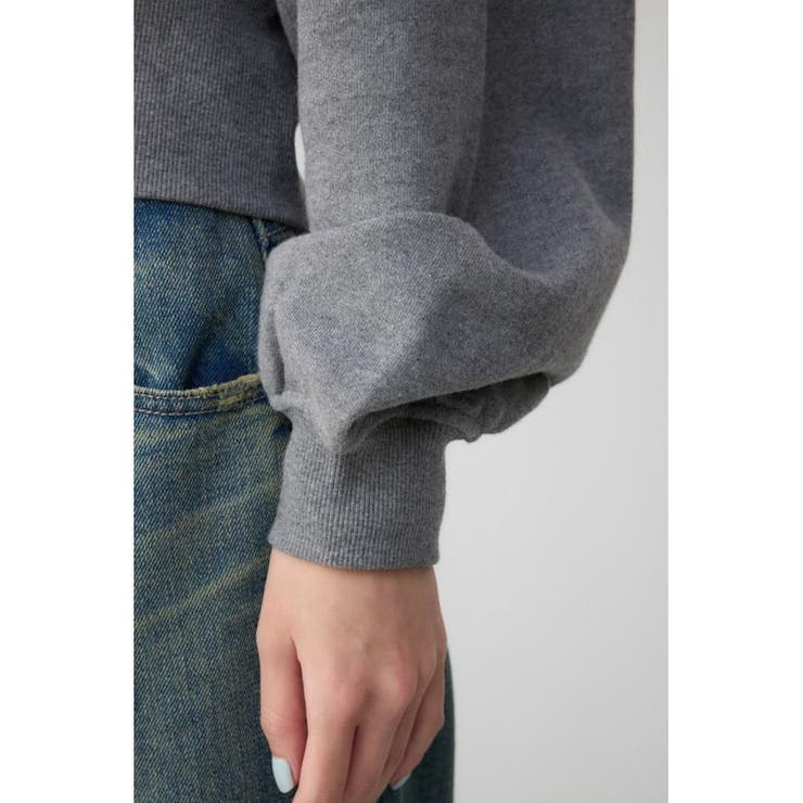 フロントZIPウラケカーディガン | AZUL BY MOUSSY | 詳細画像20 